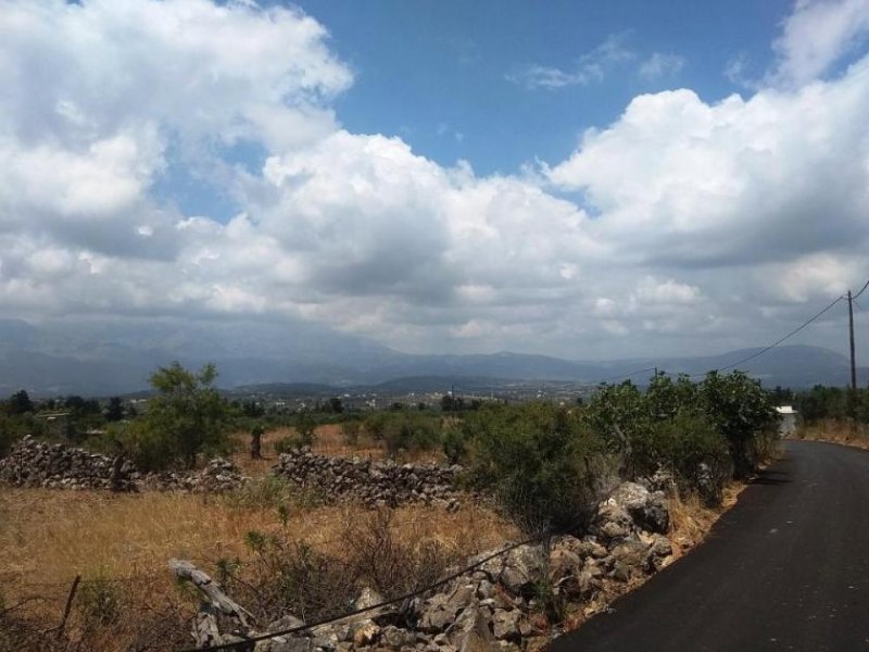 Kefalas Chania Grundstück mit Meerblick in traditionellem Dorf auf Kreta Grundstück kaufen